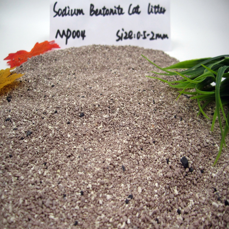 Super Clumping Eco-friendly Sodium Bentonite Clay Cat Litter GP004
